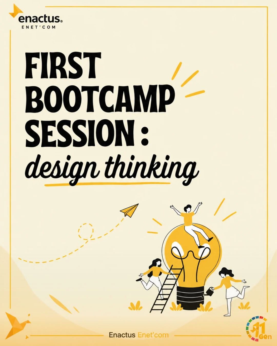 First Bootcamp Session: Design Thinking